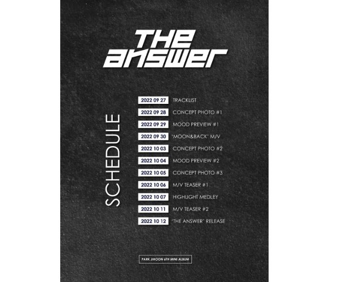 Jadwal comeback The Answer.