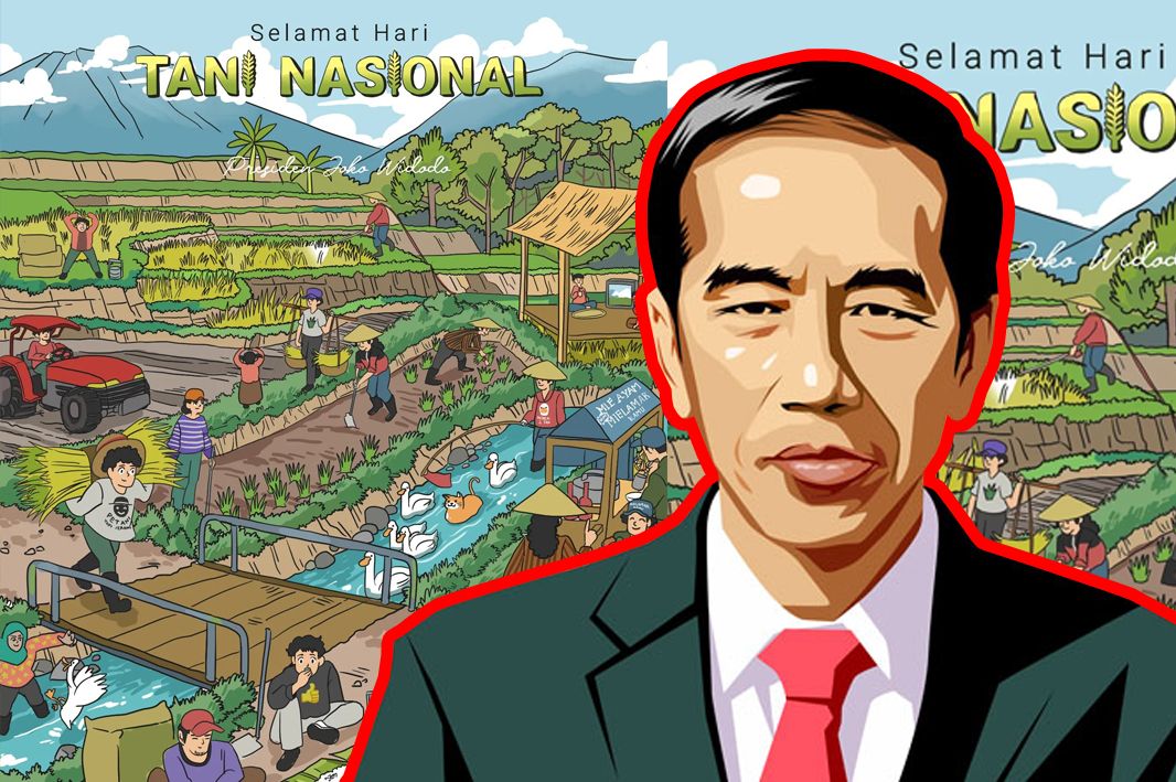 Inilah Sosok Ilustrator Yang Buat Gambar Bertema Hari Tani Nasional