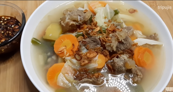 Resep Rahasia Sop Daging Sapi Bening Super Empuk Makanan Kuah Nan