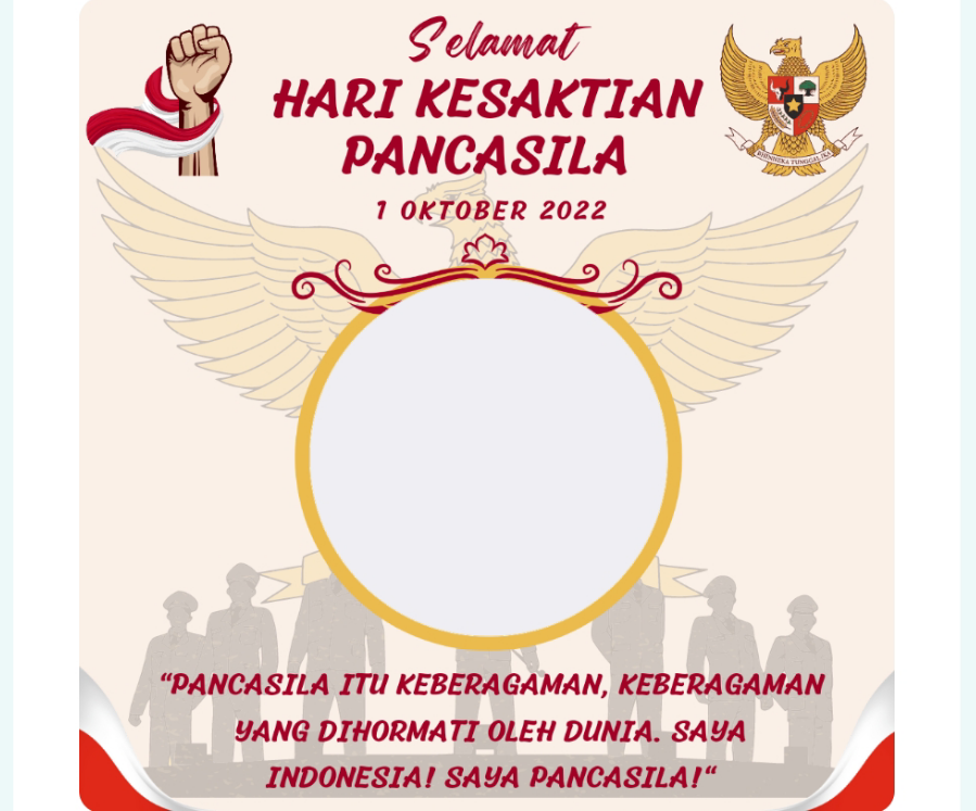 15 Link Twibbon Hari Kesaktian Pancasila 2022 Gratis Berikut Cara ...