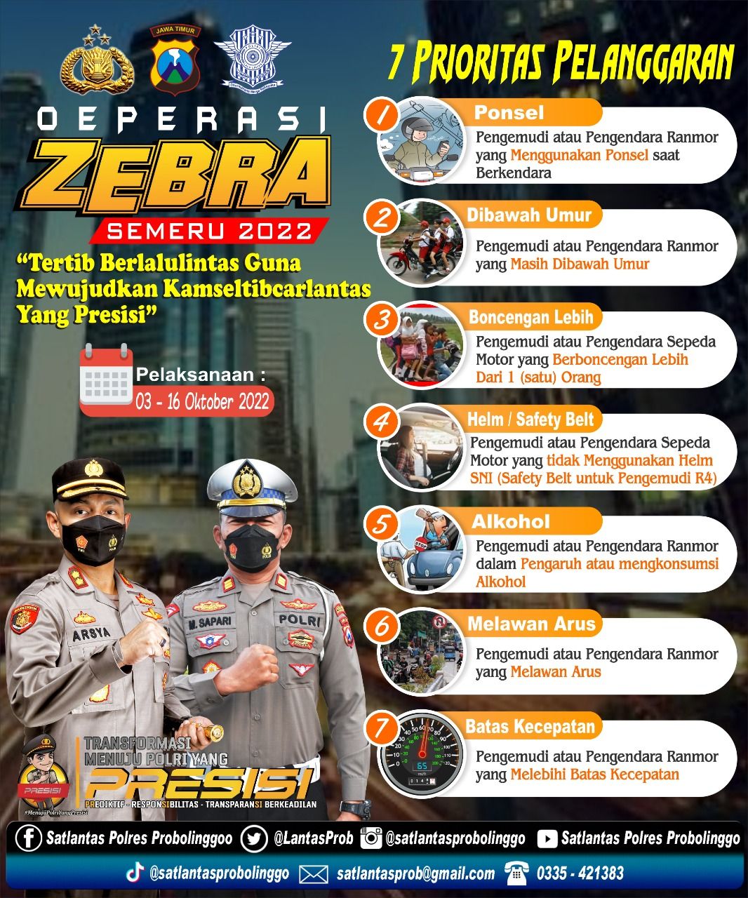 Operasi Zebra Semeru 2022