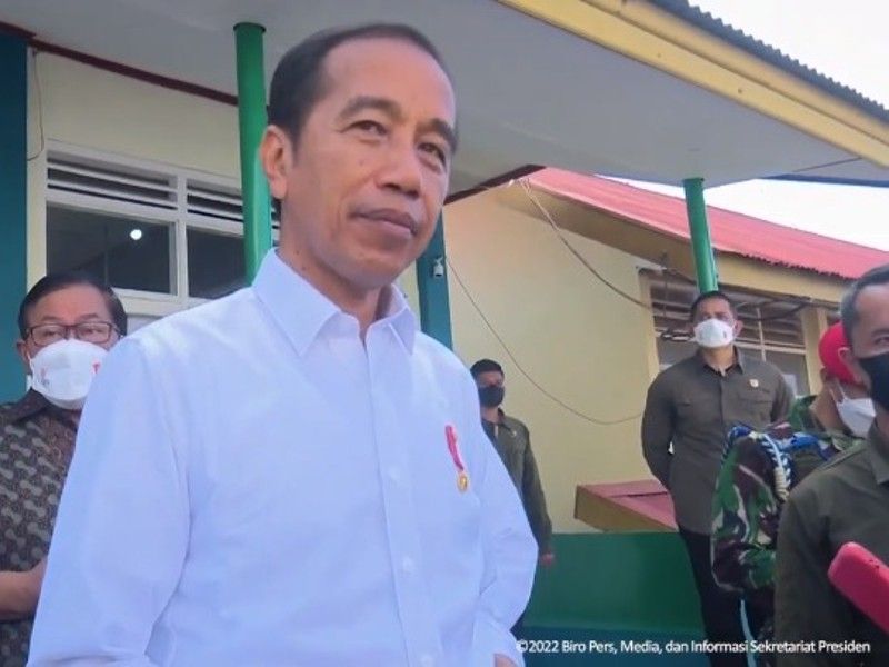 Presiden Joko Widodo (Jokowi) saat mengunjungi Ternate, Maluku Utara. (Setkab)