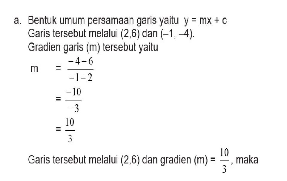 Kunci Jawaban Matematika Ayo Kita Berlatih 44 Halaman 167 Nomor 1 5 Kelas 8 Smp Mts Persamaan