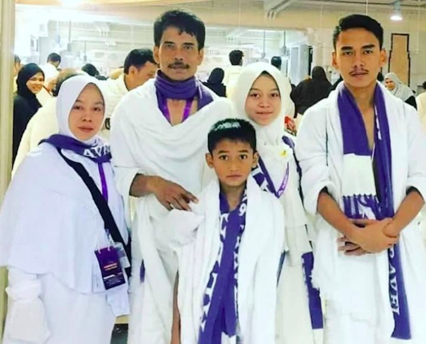 Ayah Lesti Kejora unggah foto keluarga di Mekah 