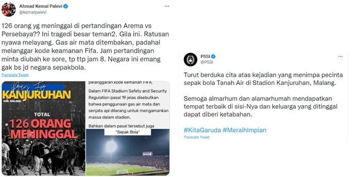 Kemal Palevi berkomentar soal tragedi di Stadion Kanjuruhan usai laga Arema vs Persebaya.