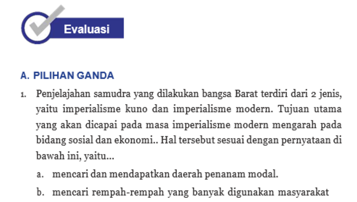 Soal Dan Kunci Jawaban IPS Kelas 8 SMP Halaman 217-219 Evaluasi Tema 03 ...