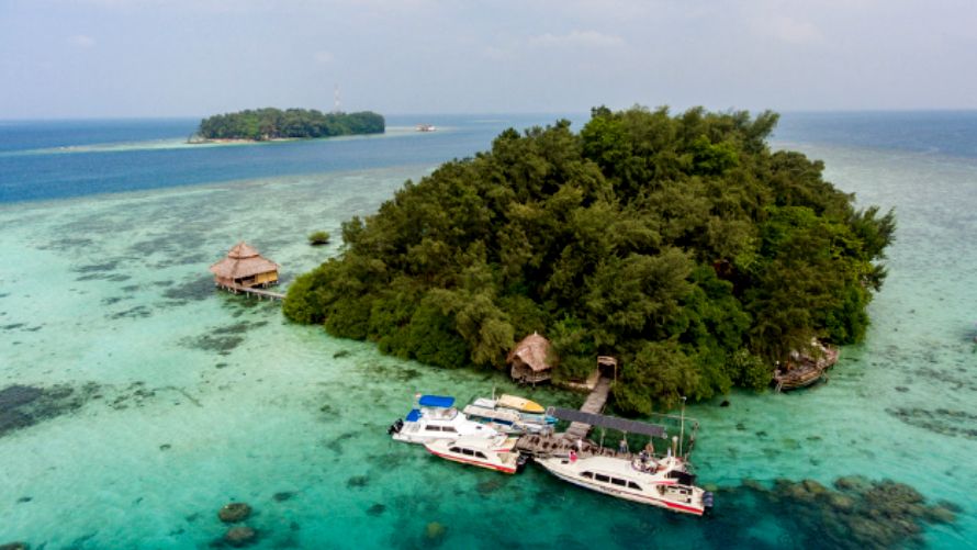 Pulau Macan, salah satu pulau cantik di Kepulauan Seribu.