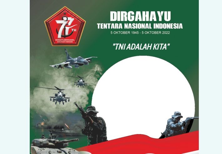 15 Link Twibbon HUT TNI Ke-77 Tahun 2022, Download Gratis Di Sini Dan ...