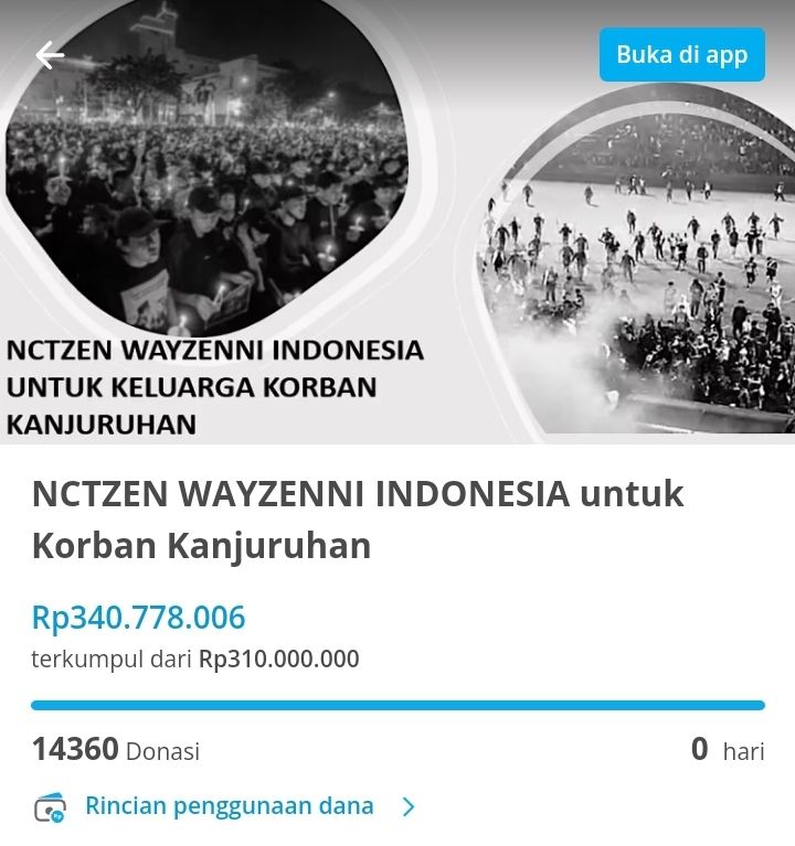 Fans NCT dan Way V Indonesia Sukses Galang Dana Lebih Dari 300 Juta, Bentuk Empati Korban Tragedi Kanjuruhan