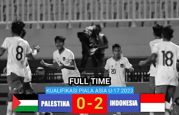 Timnas U17 Indonesia Vs Palestina 2 0 Garuda Asia Ke Puncak Klasemen Grup B Kualifikasi Piala 9993