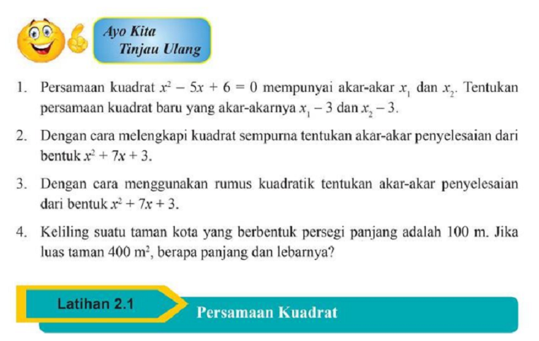 Jawaban Soal Matematika Kelas 9 SMP MTs Halaman 81 Beserta Kunci ...