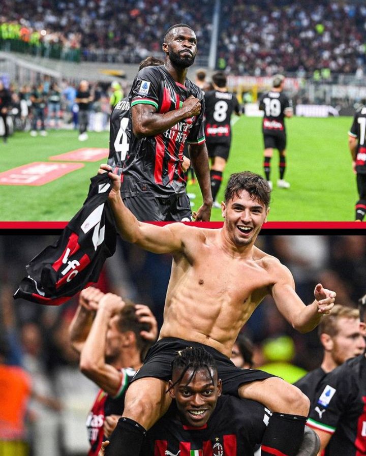 Dua Gol Pemain AC Milan Sukses Merangsek Naik ke Peringkat Teratas Serie A Bersanding Dengan Napoli/Tubanbicara
