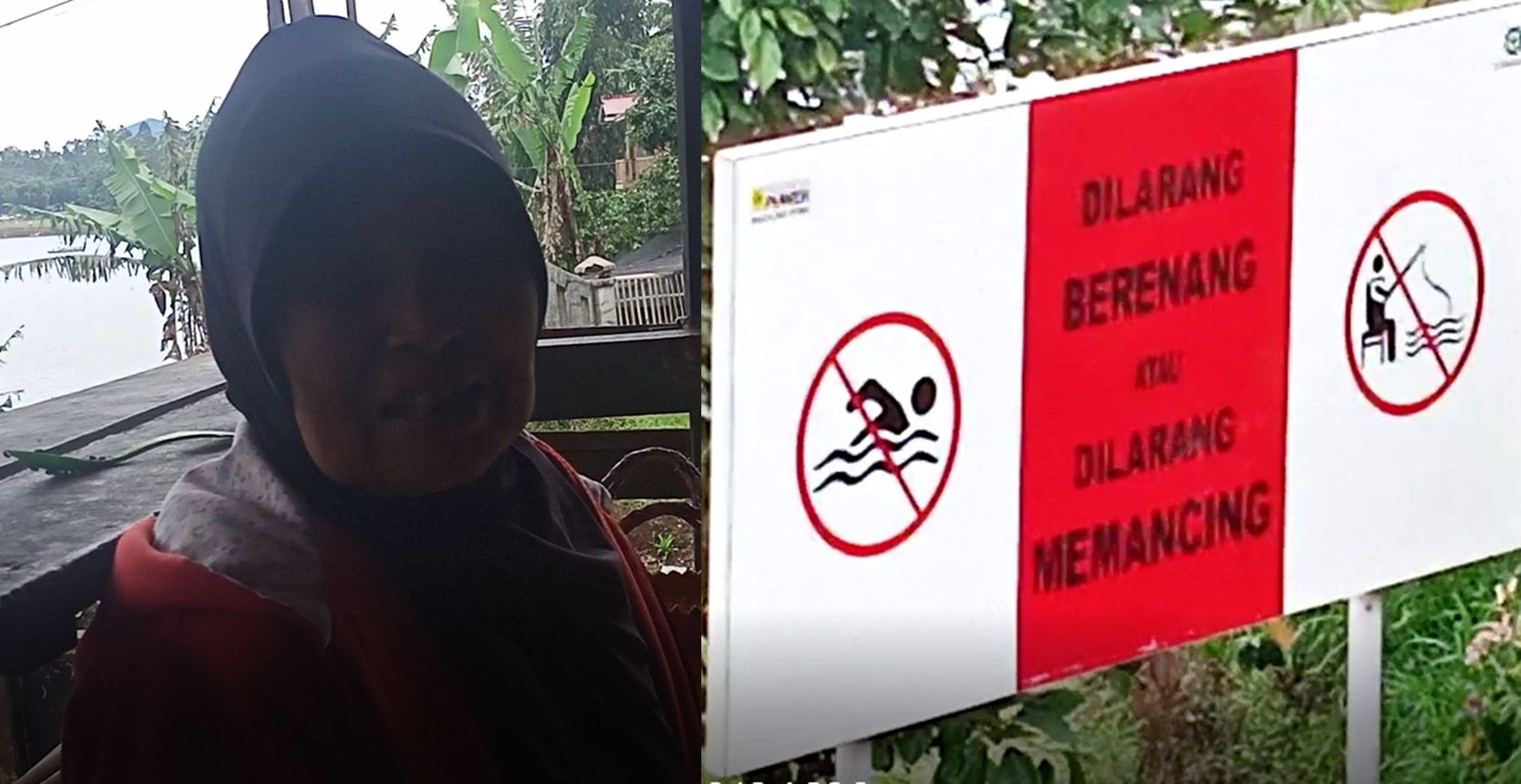 Larangan berenang dan mancing di Situ Cileunca, Pangalengan, Kabupaten Bandung dan nenek warga lokal yang meyakini ada kerajaan gaib.