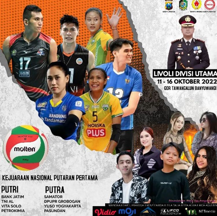 Harga dan Cara Pembelian Tiket Beserta Jadwal Pertandingan Livoli 2022 Divisi Utama Seri Banyuwangi. 