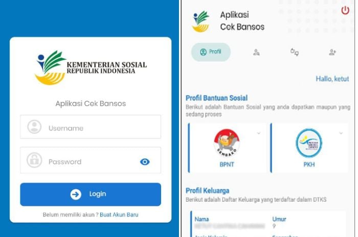 Buat Akun Aplikasi Cek Bansos Dan Masukkan Nik Ktp Untuk Cek Penerima