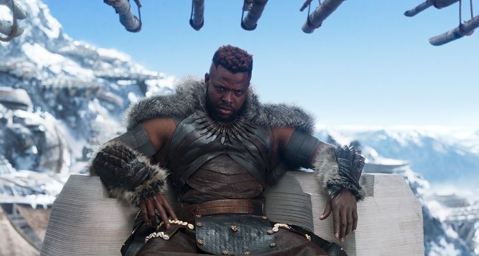 Winston Duke sebagai pemeran M'Baku dalam film Black Panther (2018)/IMDb