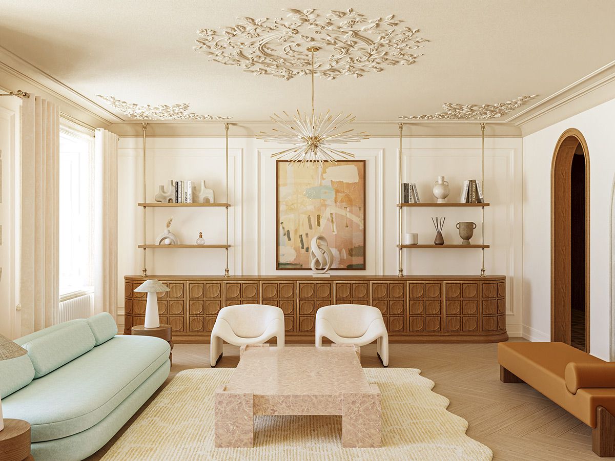 Desain ruang tamu neoklasik/Home Designing