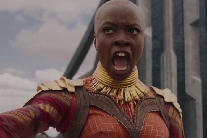 Danai Gurira sebagai Okoye dalam film Black Panther (2018)/IMDb