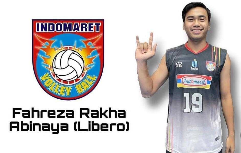RESMI! Fahreza Rakha Abinaya Ditunang Jadi Libero Indomaret Volleyball Club di Livoli 2022