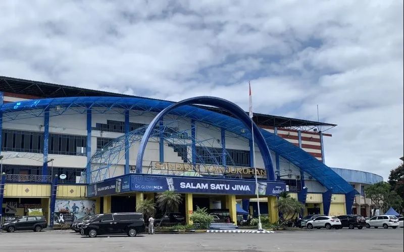 Stadion Kanjuruhan, Malang, Jawa Timur, yang menjadi saksi bisu Tragedi Kanjuruhan pada 1 Oktober 2022 akan diruntuhkan.