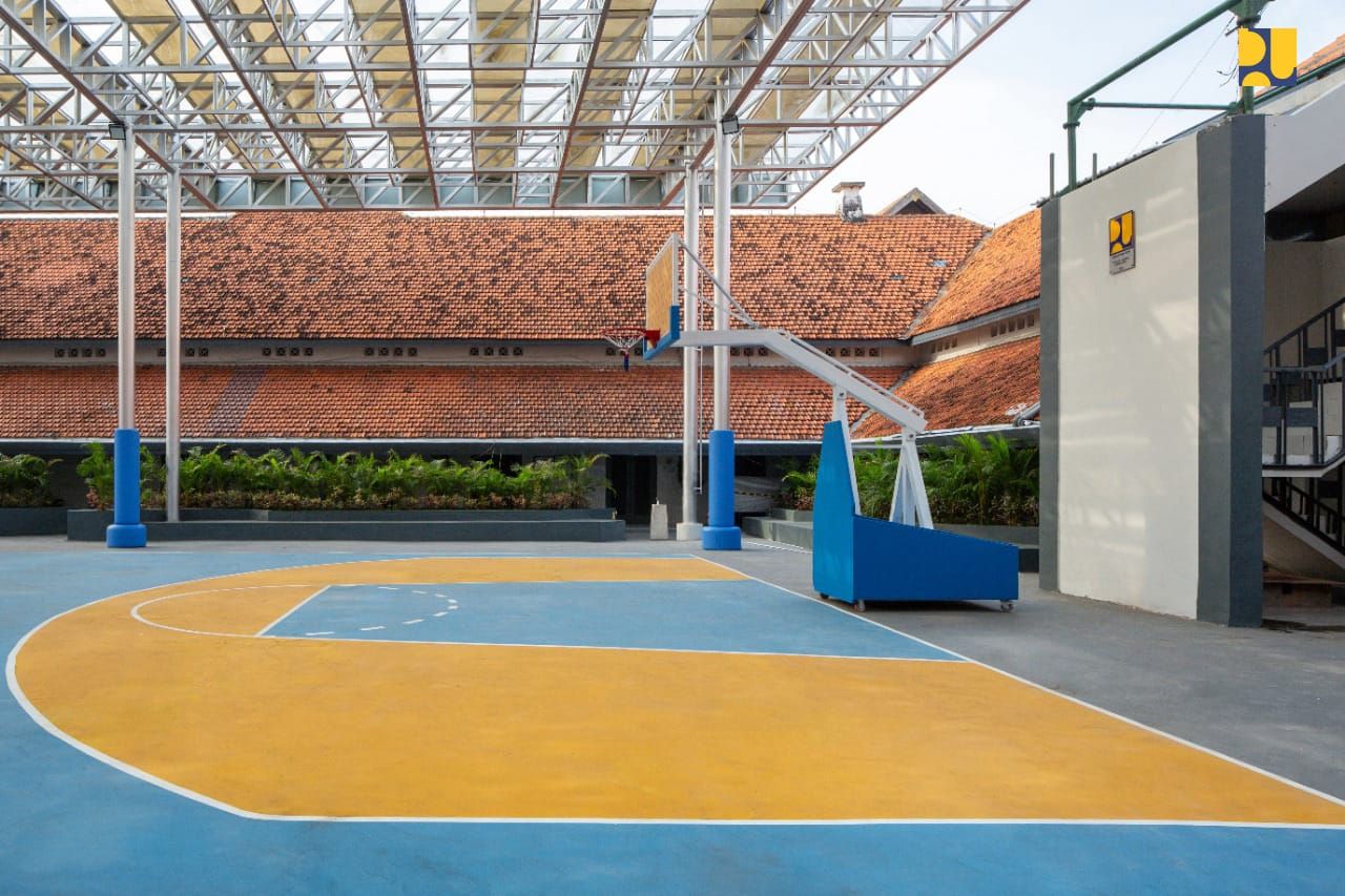 Lapangan Basket SMAN 5 Surabaya