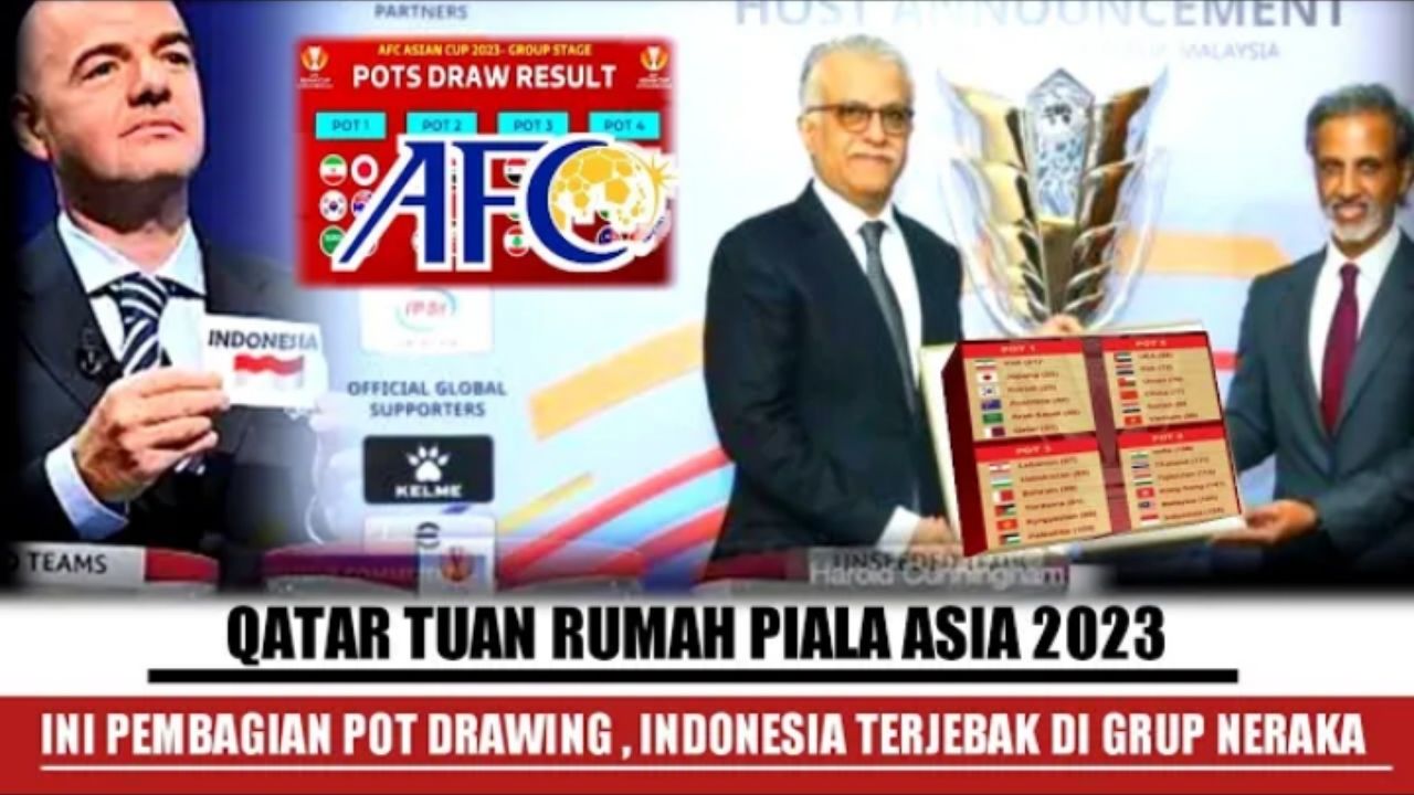 Potret AFC mengumumkan Drawing Piala Asia 2023