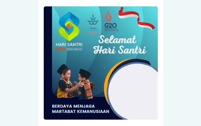 Mudah Cara Pasang Twibbon Hari Santri Lengkap Dengan Link