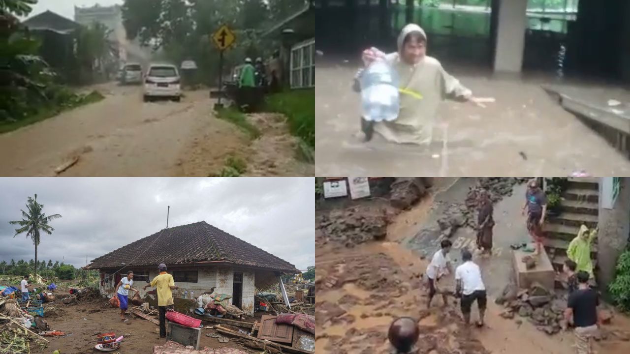 Video Banjir Bandang Melanda Pulau Bali Titik Terparah Ada Di