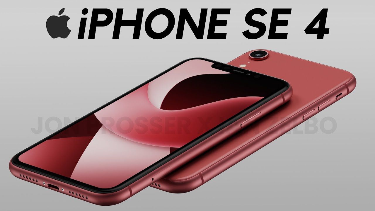 Render desain iPhone SE 4 berdasarkan Leaker Jon Prosser