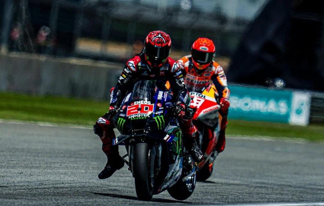MotoGP 2022, Fabio Quartararo dan Marc Marquez. /Tangkapan Layar/Instagram @fabioquartararo20
