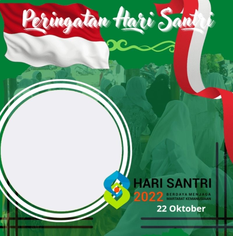 CEK! Link Twibbon Hari Santri Nasional 2022 Kemenag, Lengkap Cara ...