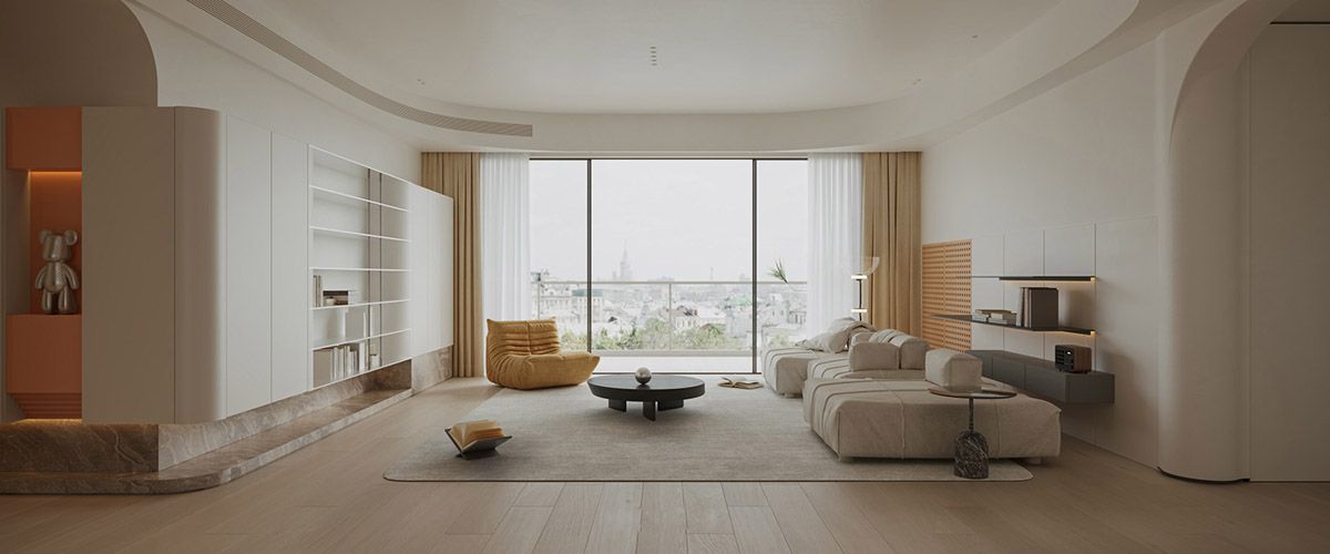 Desain ruang tamu putih/home designing
