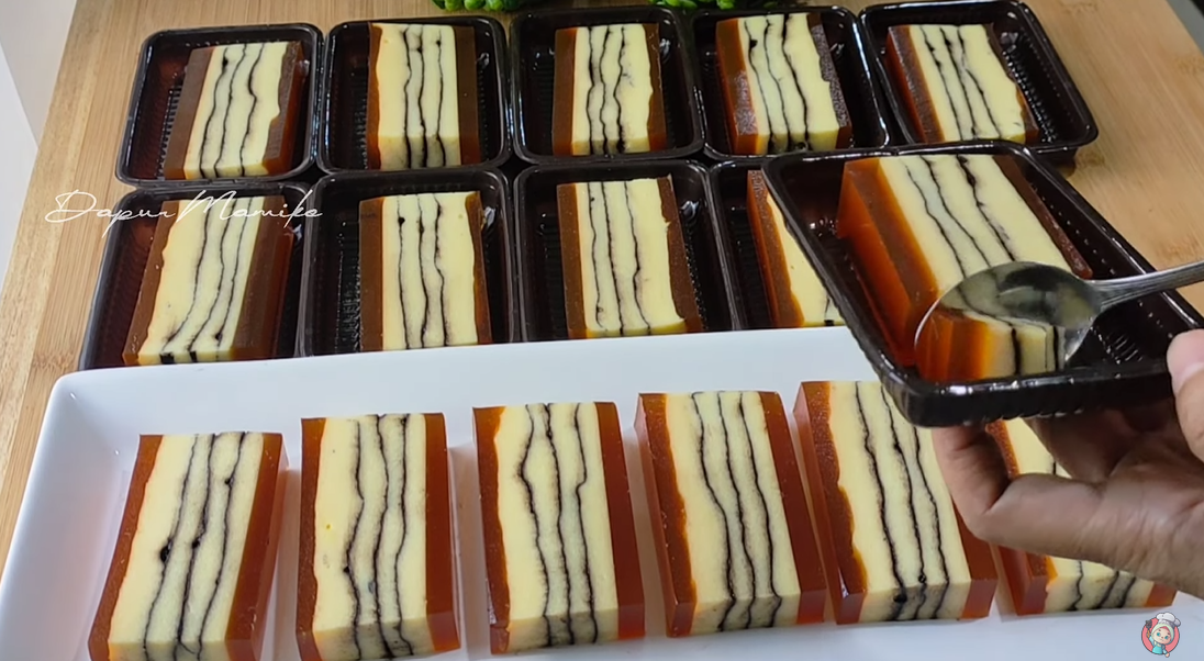 Rekomendasi MENU TAKJIL Enak Ramadhan 2023: Puding Lapis Prancis.