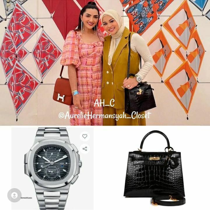 Tampil fashionable, Aurel Hermansyah terlihat kenakan tas branded yang dilansir dari laman Instagram @aureliehermansyahcloset seharga Rp1,2 M.