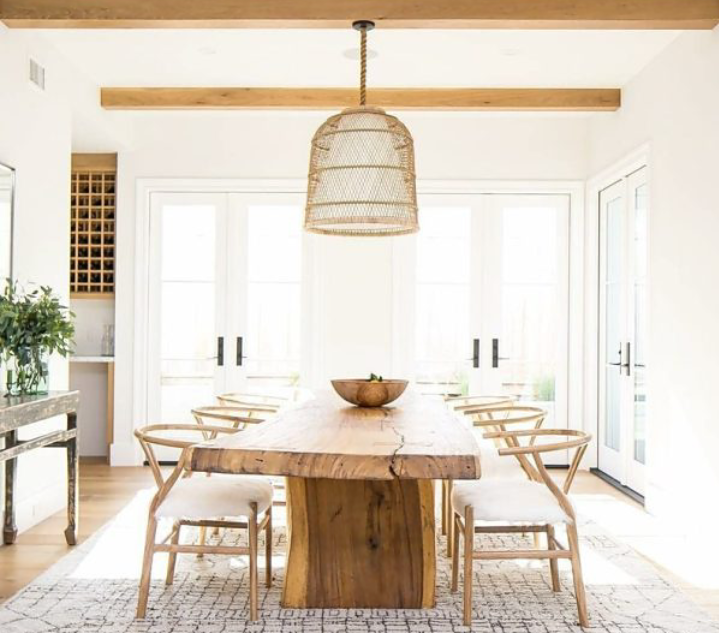 Desain meja makan modern/Home Designing