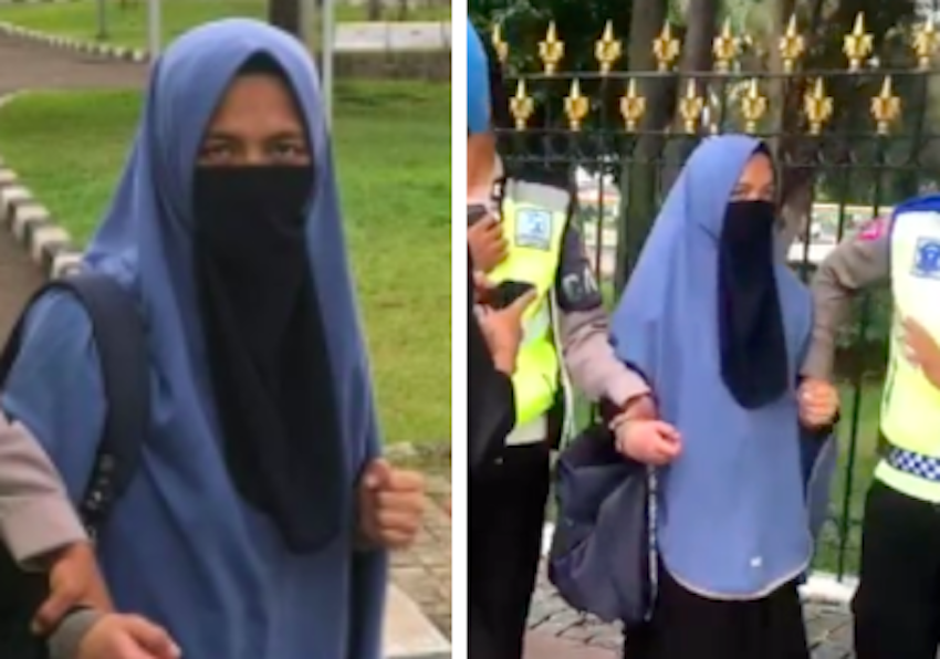 Penampakan Wanita Bercadar yang Terobos Istana dan Todongkan Pistol ke Paspampres