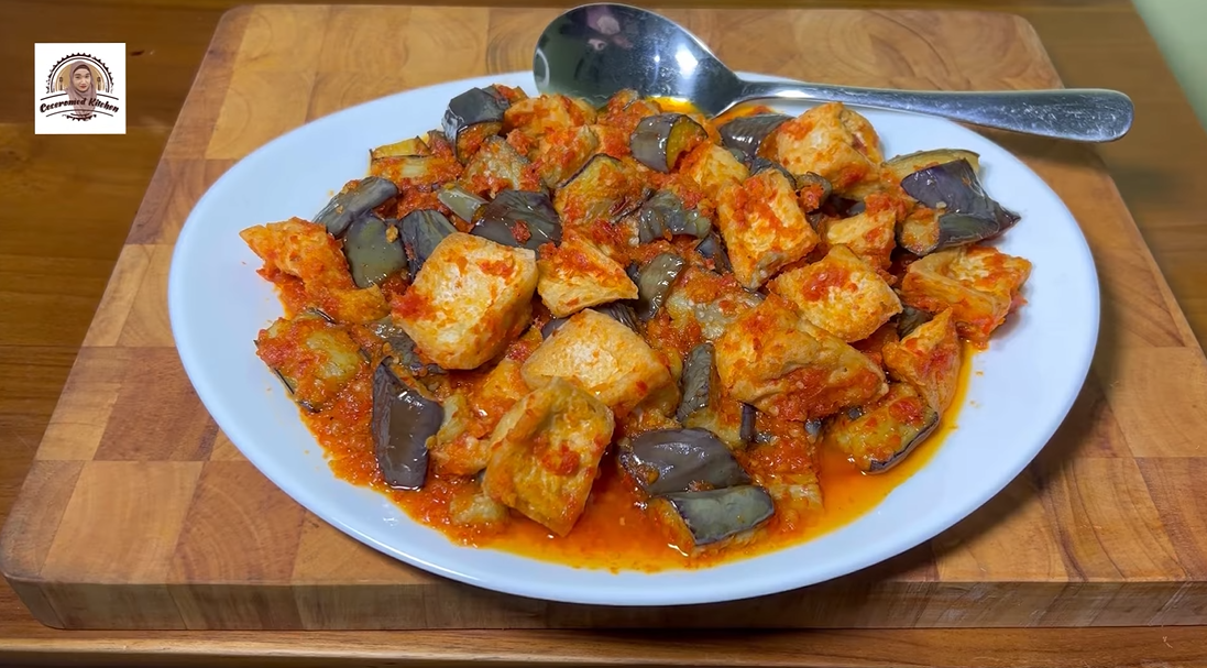 Terong Dan Tahu Dibikin Jadi Balado Yang Enak Pedas Dan Manis Dengan