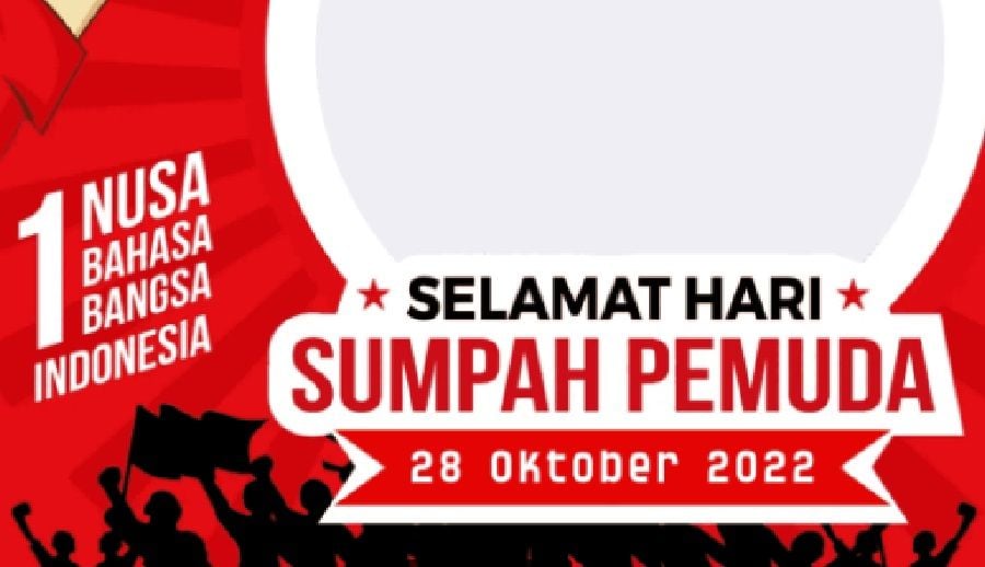 Gratis Link Twibbon Hari Sumpah Pemuda Oktober Pakai Dan