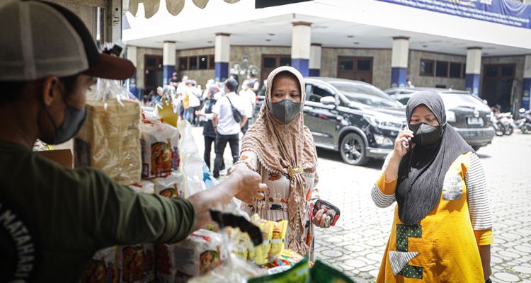 Pasar Murah di Balai Kota Bandung, Sabtu 29 Oktober 2022.