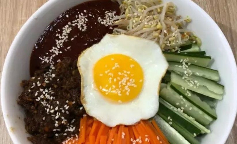 Resep Nasi Campur Korea Bibimbap Saus Gochujang