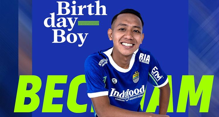 Gelandang serang Persib Bandung Beckham Putra Nugraha ulang tahun hari ini Sabtu, 29 Oktober 2022.