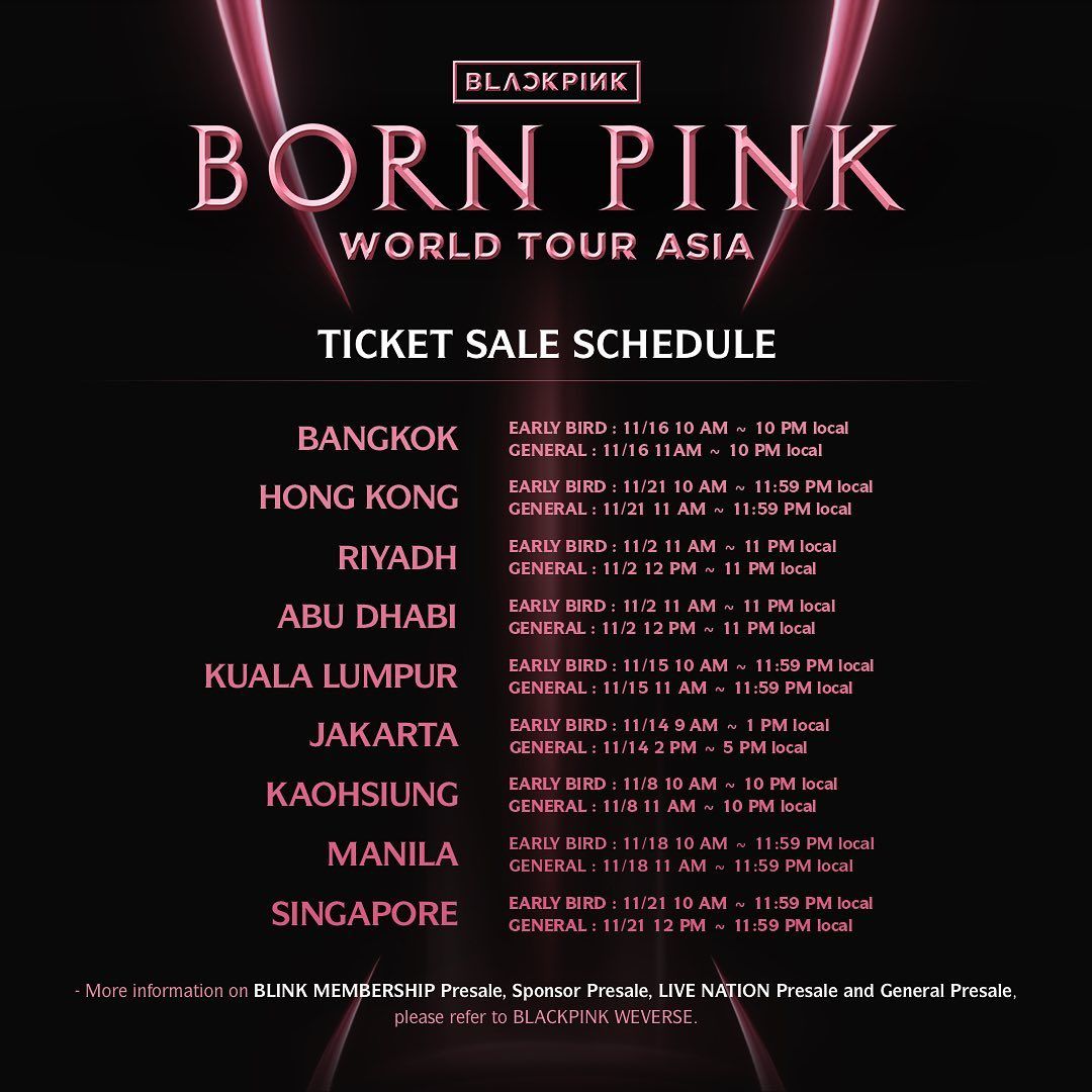 Cara Beli Tiket Konser Blackpink Born Pink World Tour Jakarta Maret My XXX Hot Girl