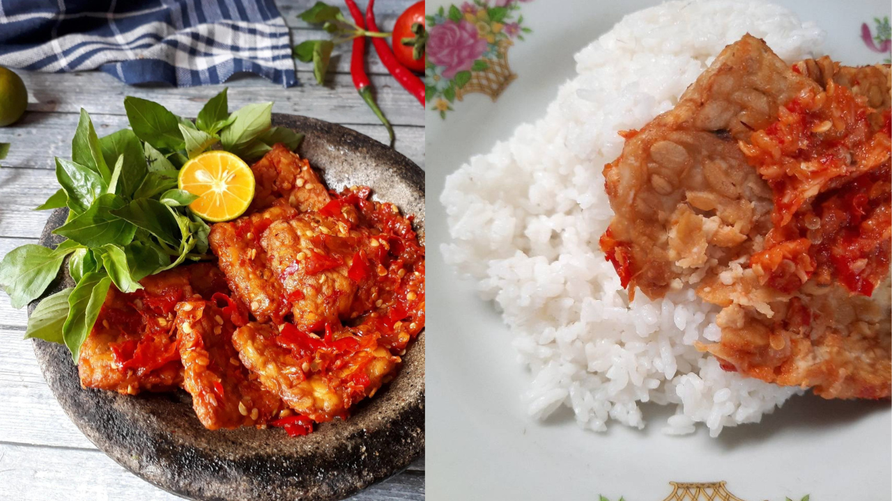 Variasi Resep Sambal Bawang Mentah Tambah Lalapan Dan Tempe Penyet