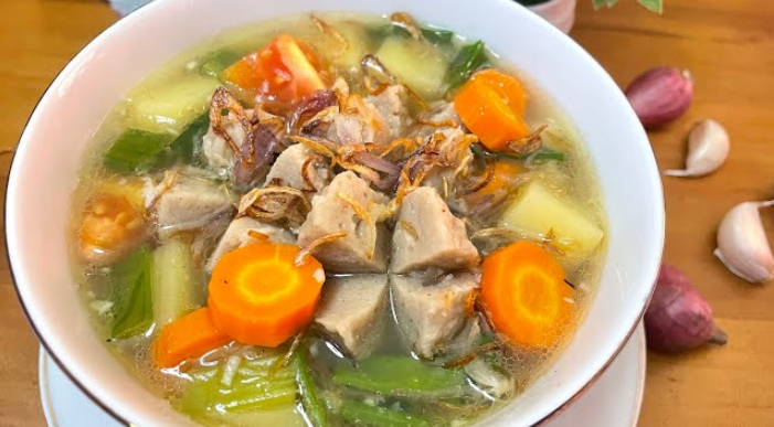 Resep Sop Bakso Sayuran Paling Praktis Kuah Super Segar Nikmat Dan