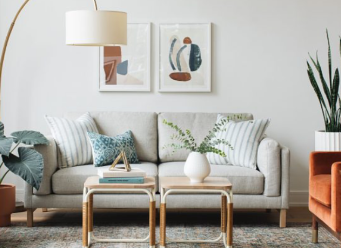 Desain sofa abu abu/Home Designing