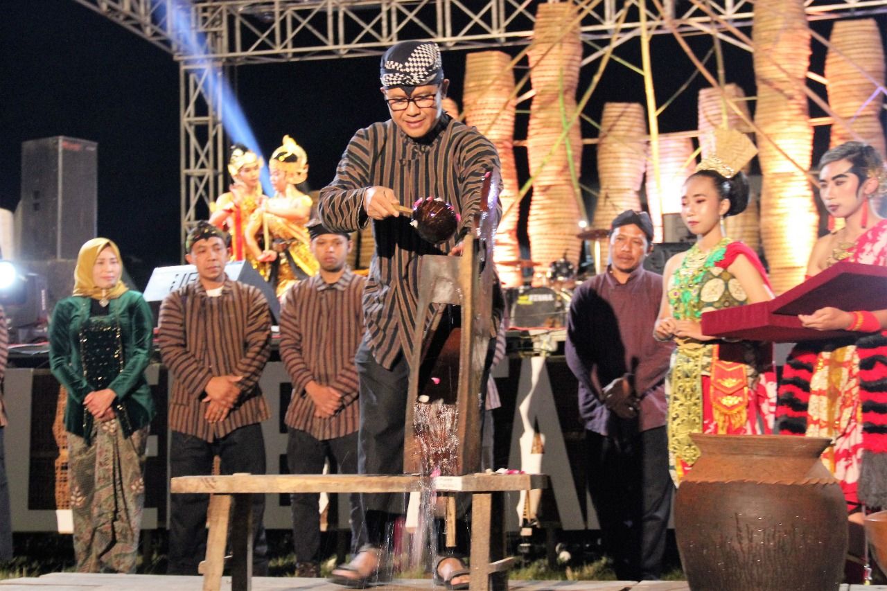 Heri Ibnu Wibowo menyampaikan rasa syukur atas penyelenggaraan festival Lembutan Bansari ke-3 ini.