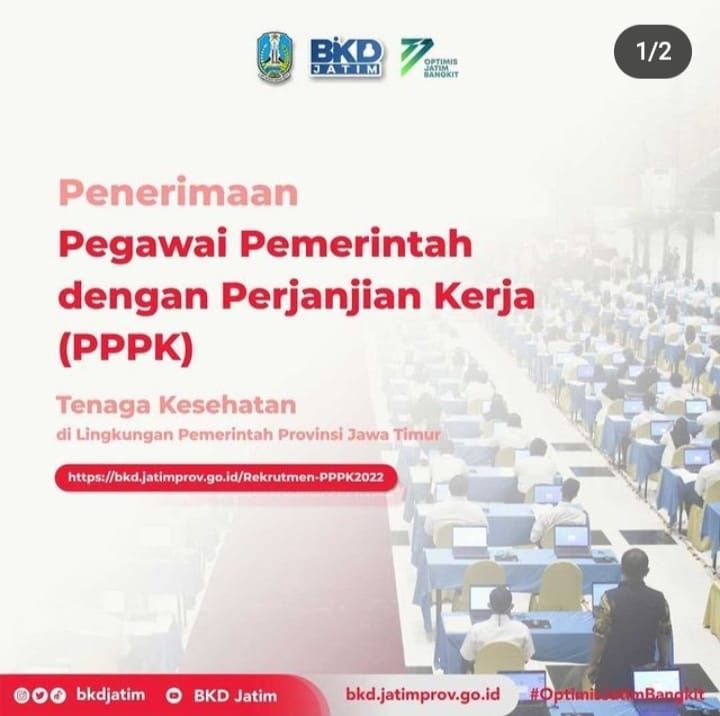 Jadwal PPPK Nakes/instagram BKD Jatim