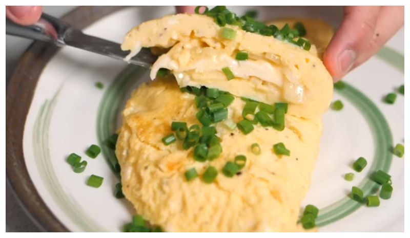 Omelet keju obat mager  