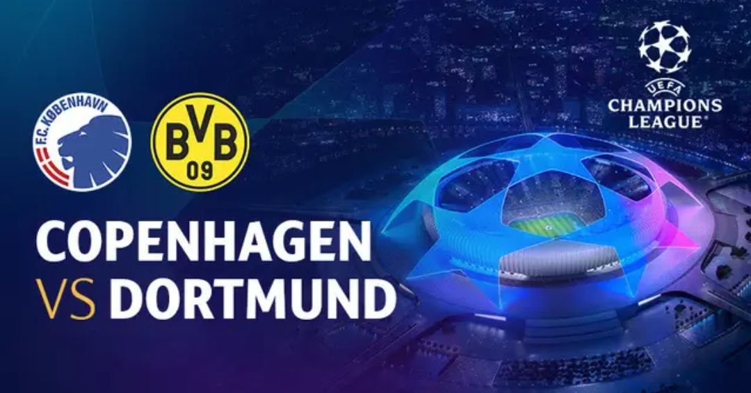 Link Live Streaming Liga Champions 2022-2023 3 November 2022, Copenhagen VS Dortmund