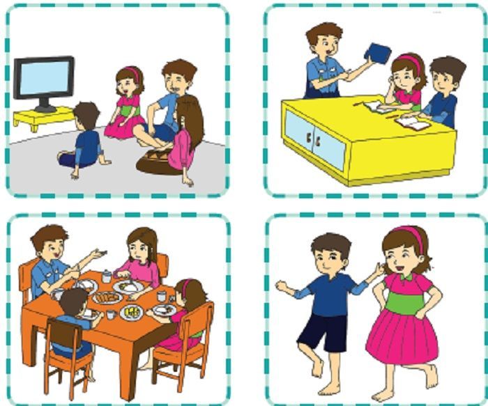 Kunci jawaban tema 4 kelas 2 SD/MI amati gambar kebersamaan Dayu dengan keluarga!. Buku Tematik Terpadu Kurikulum 2013 Tema 4 Kelas 2 SD/MI Edisi Revisi 2017 terbitan Kemdikbud